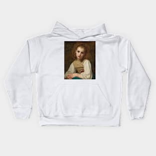 Young Beauty by Hugues Merle Kids Hoodie